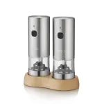 Caso Salt and Pepper Grinder | SpiceDuo | Electric | Housing material Stainless steel | Lithium