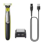 Philips Shaver | QP2734/23 OneBlade 360 | Operating time (max) 60 min | Wet & Dry | Lithium Ion | Green/Gray