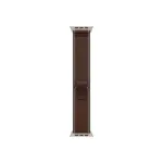 APPLE 49mm Dark Umber Trail Loop - M/L - Natural Titanium Finish | Apple