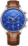 Giewont Chronograph Sapphire Men&rsquo;s Watch GW6310-A5 / brown-blue