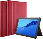 Dėklas Folio Cover Samsung X200/X205 Tab A8 10.5 2021 raudonas
