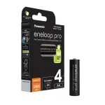 Panasonic | Rechargeable Batteries | ENELOOP Pro BK-3HCDE/4BE | AA | 2500 mAh | 4 pc(s)