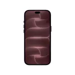 JUST MUST Leather Case with MAGSAFE for iPhone 18 Pro Max Burgundy