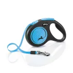 FLEXI New Neon Tape mėlynas pavadėlis M-5m iki 25kg
