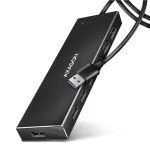 AXAGON SuperSpeed USB-A FLAT Hub | HUE-F7A