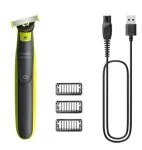 Philips Shaver | QP2724/23 OneBlade | Operating time (max) 45 min | Wet & Dry | NiMH | Black/Lime
