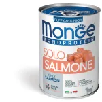 Monge Monoproteico Solo - Wet Dog Pate 100% Salmon PUPPY 400g (pak24)