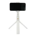 RoGer 2in1 Selfie Stick + Tripod Telescopic Stand with Bluetooth Remote Control White