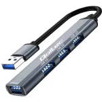 Qoltec Hub Adapter USB 3.0 4in1| 4x USB 3.0