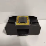 Ecost prekė po grąžinimo Relaxdays 10020520 Black Card Shuffler, 2 Decks, 3 Years to 99 Years, Batte