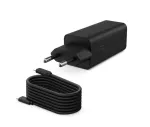 HP C90CKUT Ne&scaron;iojamo kompiuterio įkroviklis 65W GaN, USB-C, EU, Juoda