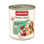 ANIMONDA GranCarno Adult Deer and apple - wet dog food - 800g