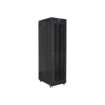 Lanberg | Rack cabinet 19" free-standing 47U/800x1000 (flat pack) with mesh door, LCD | FF01-8047-23BL | Black
