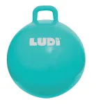 LUDI &scaron;okinėjimo kamuolys, mėlynas 55 cm