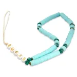 Guess Phone Strap GUSTPEARP Heishi Beads / blue