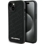 Karl Lagerfeld KLHCP15MPQKPMK Quilted K Pattern Hardcase for iPhone 15 Plus / 14 Plus 6.7" / black