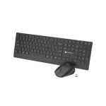 Natec Keyboard and Mouse | Stringray 2 | Keyboard and Mouse Set | Wireless | US | Black
