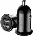 Baseus CCALLP-01 12-24V - automobilinis įkroviklis, juodas
