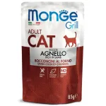 Monge GRILL Adult konservuotas pa&scaron;aras katėms su ėriena 85g