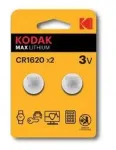 Kodak Lithium CR1620 / 3V Batteries (2pcs)
