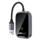Belaidis CarPlay/Android Auto adapteris Acefast QC1 juodas