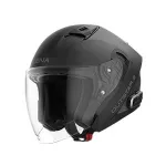 SENA OUTSTAR 2 &bdquo;Smart Open Face&ldquo; su &bdquo;Mesh&ldquo; ry&scaron;io sistema, matinė juoda, XXL