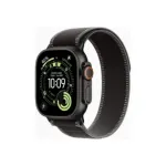 Apple Watch Ultra 3 GPS + Cellular 49mm Black Titanium Case with Black/Charcoal Trail Loop - S/M | Apple