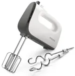 Philips | Mixer | HR3740/00 | Hand Mixer | 450 W | Number of speeds 5 | Turbo mode | White/Grey