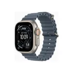 Apple Watch Ultra 3 GPS + Cellular 49mm Natural Titanium Case with Anchor Blue Ocean Band | Apple