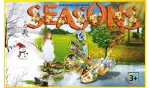 Lavinanti maxi dėlionė SEASONS (Anglų kalba), 3-6 metų vaikams