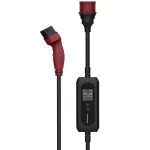 Elektromobilio ne&scaron;iojamas įkroviklis Type 2 - CEE, 11kW, 6-16A, 3-fazis, 5m