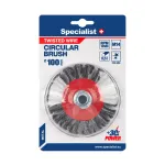Vielinis &scaron;lifavimo diskas, suktos vielos, 100 mm, M14, SPECIALIST +