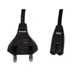 Cablexpert | Power cord (C7), VDE approved | PC-184-075-1.8M | Black | CEE 7/16 to C7