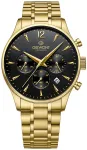 Giewont Chronograph Sapphire Men&rsquo;s Watch / gold black