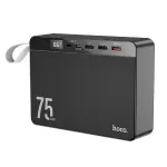 I&scaron;orinė baterija Power Bank Hoco J94 Overlord 22.5W 75000mAh juoda