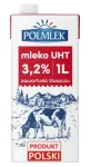 Pienas POLMLEK, 3,2%, UAT, 1 L x 12 vnt.