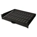 Digitus Extendible Shelf for fixed mounting on front 483 mm (19") profile rails | DN-19-TRAY-2-450-SW