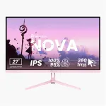 Arozzi Nova | 27 " | IPS | QHD | 16:9 | 260 Hz | 1 ms | 2560 x 1440 pixels | 350 cd/m&sup2; | HDMI ports quantity 2 | Pink
