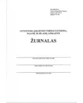 Gyventojo, įsigijusio verslo liudijimą, pajamų ir i&scaron;laidų apskaitos žurnalas, A5 (36) 0720-065