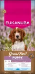 Eukanuba Grain Free Puppy S/M begrūdis sausas maistas mažų ir vidutinių veislių &scaron;uniukams su žuvimi, 12 kg