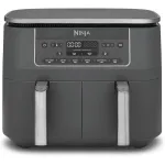 NINJA Double hot air fryer | DZ300EU | Power 2400 W | Capacity 7.6 L | Grey