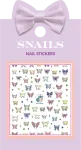 Snails nagų lipdukai, Drugelių pieva