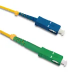 Qoltec Patchcord fiber optic SC/APC - SC/UPC | Singlemode | 9/125 | G652D | Simplex | 5m