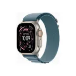 Apple Watch Ultra 3 GPS + Cellular 49mm Natural Titanium Case with Light Blue Alpine Loop - Medium | Apple