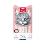 Wanpy skanėstas katėms, Creamy treats, su tunu ir krevetėmis, 70 g (5x14g)