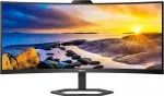 Philips | Monitor with Windows Hello Webcam | 34E1C5600HE/00 | 34 " | VA | 21:9 | 100 Hz | 4 ms | 3440 x 1440 pixels | 300 cd/m&sup2; | HDMI ports quantity 1 | Black | Warranty 36 month(s)