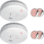 Ecost prekė po grąžinimo ELRO FS180521M 2-Pack Smoke Alarm with Magnet Mounting 5 Year Battery and C
