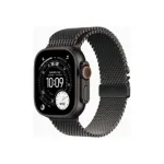 Apple Watch Ultra 3 GPS + Cellular 49mm Black Titanium Case with Black Titanium Milanese Loop - Large | Apple