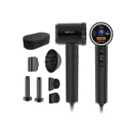 Cecotec Hair Dryer | DryGlam Waves i-Sensor Pro | 1600 W | Number of temperature settings 4 | Ionic function | Black | Diffuser nozzle