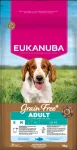 Eukanuba Grain Free Adult S/M begrūdis sausas maistas mažų ir vidutinių veislių &scaron;unims su žuvimi, 3 kg